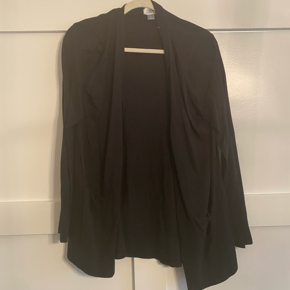 Black button up cardigan